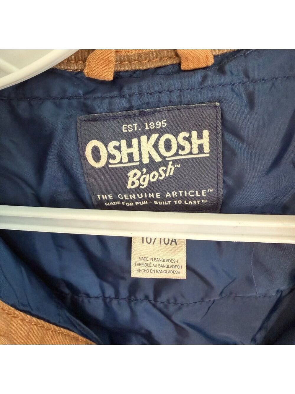✨✨OshKosh B'gosh Kid Button-Front Barn Jacket 10 - Picture 7 of 8